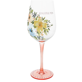 Beautiful Mom Wine Glass