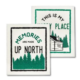 Happy Place Swedish Dishcloth Set