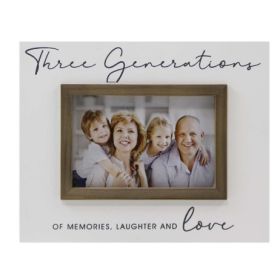 3 Generations Wood Frame, 4x6