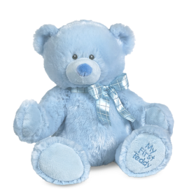 14'' Blue My First Teddy Plush