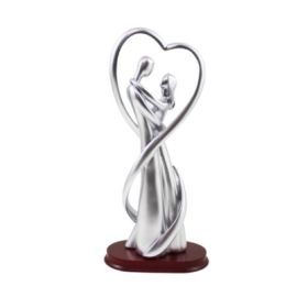 Silver-Tone Love Figurine