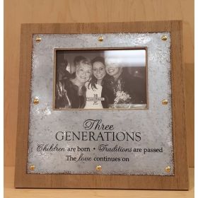3 Generations 4x6 Frame