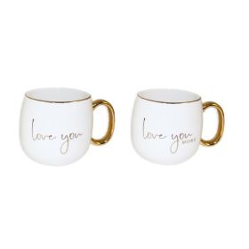 Love You 2 Piece Mug Set